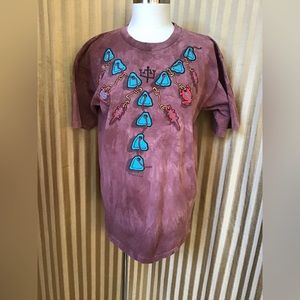 Dagoli Stone Washed Amulet Design T Shirt